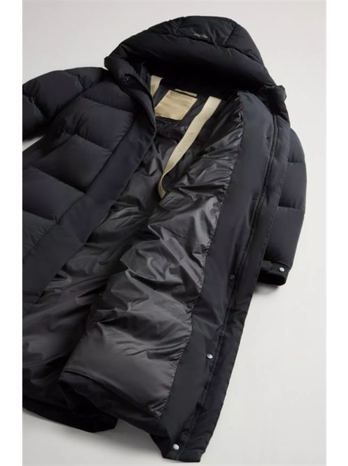 CLOUD MADISON  LONG COAT WOOLRICH | CFWWOU2037FRUT3107100 BLACK